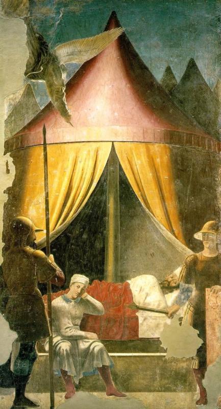 Piero della Francesca Constantine s Dream oil painting picture